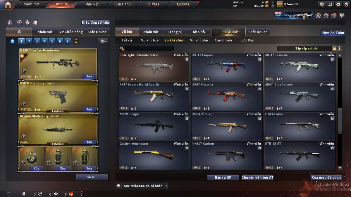 shop acc cf uy tin gia re